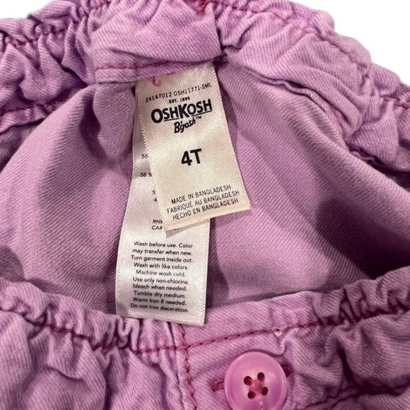 OshKosh Girls Size 4T Pink Shorts - Picture 2 of 3